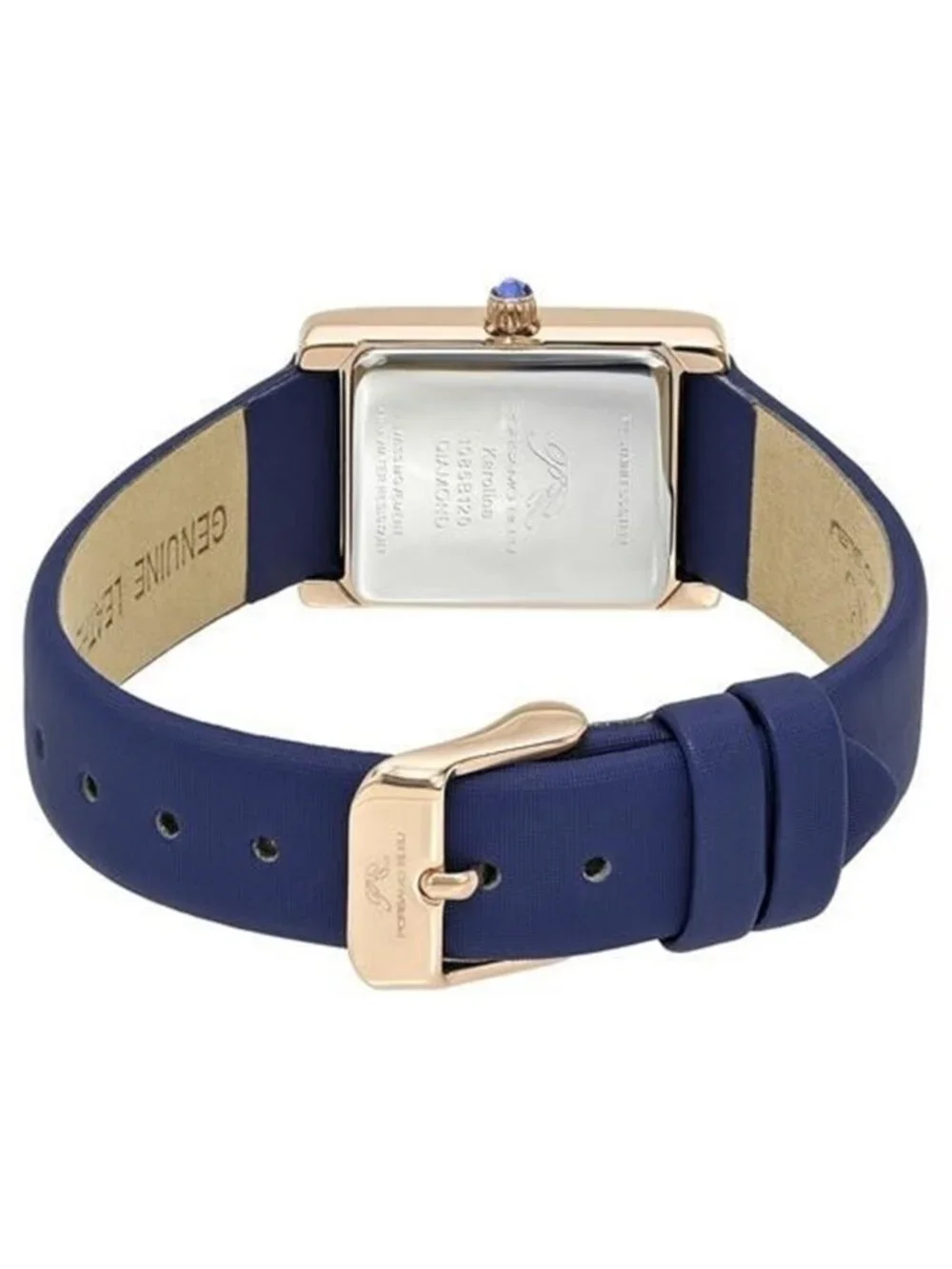 NWT Porsamo Bleu Karolina Quartz Diamond Blue Dial Ladies Watch